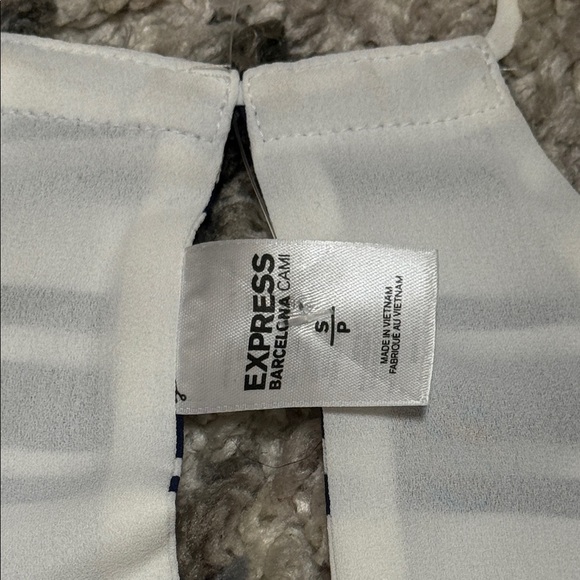 Express Navy and White Striped Top - Picture 2 of 7